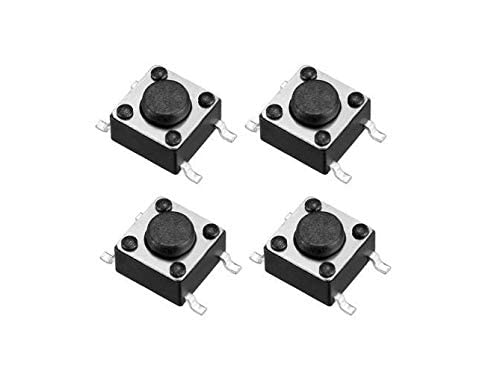 4 Pin SMD Momentary Mini Tact Tactile Push Button Switch 4.5×4.5×3.5mm-Pack of 100