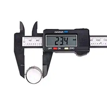 Vernier Caliper with large LCD Screen and automatic off feature - diameter Measuring Tool-Carbon Fiber Electronic Digital Vernier Caliper 6 inch- Dimension Checker