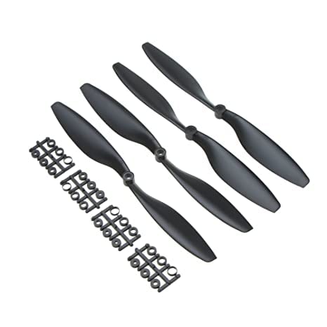 Sets Carbon Nylon 10X4.5 Inch 1045 / R CW CCW Propeller, Multi-Copter Clockwise Rotating/Counter(Black)