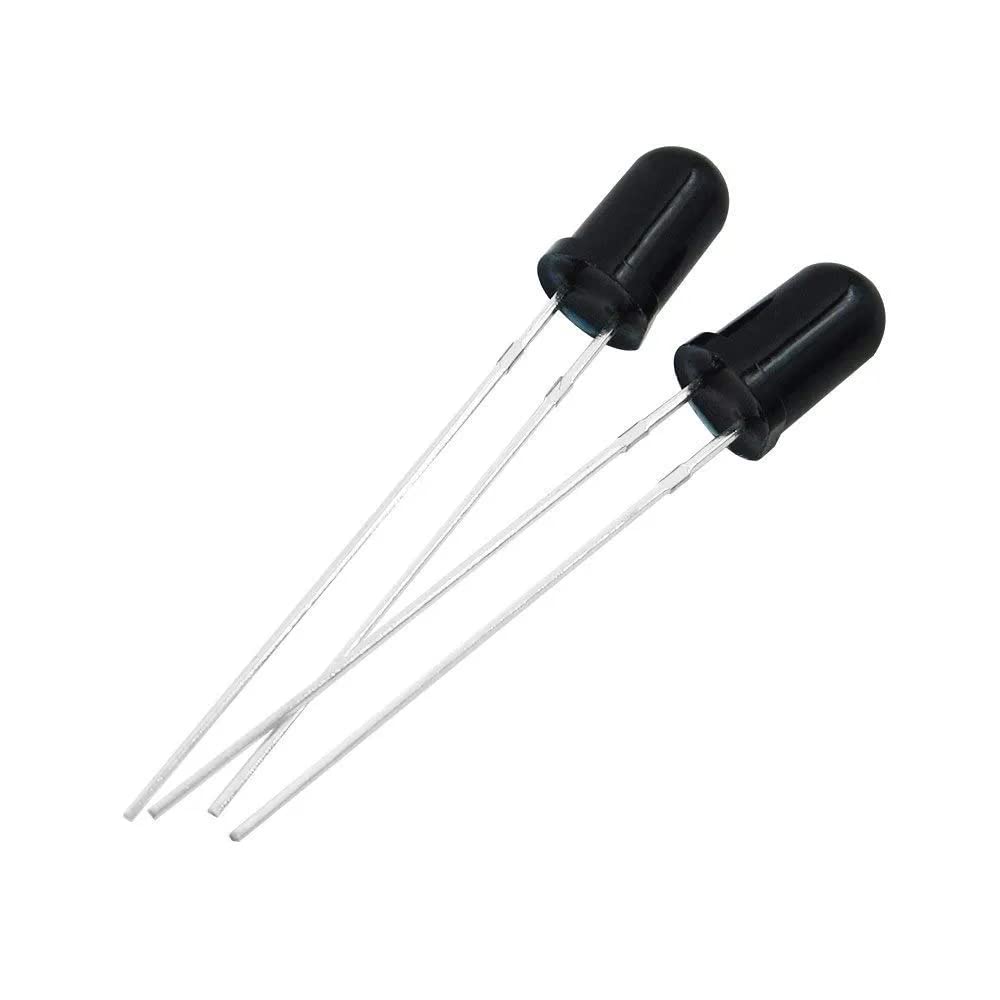 25pcs 5mm 940nm IR Receiver LED Diode Lights Clear Infrared DC 1.2V 30mA 70mW for DIY Projects - Image 4