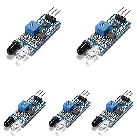 Ir Infrared Obstacle Avoidance Sensor Module For Arduino Smart Car Robot (5Piece)
