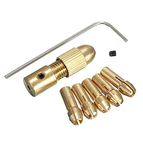 385 DC Motor Large Torque DC 12V 10000RPM Motor for Blower/Hot Air Gun/Small Electric Drill Motor Handmade DIY with 7PCS 2mm/2.35mm/3.17mm Electric Drill Chuck Set - Image 3