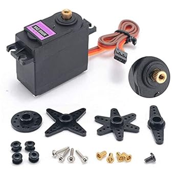MG996 Digital Metal Gear High Torque Servo Motor-180 Degree Rotation-CE & RoHS Approved-Universal S Type Connector