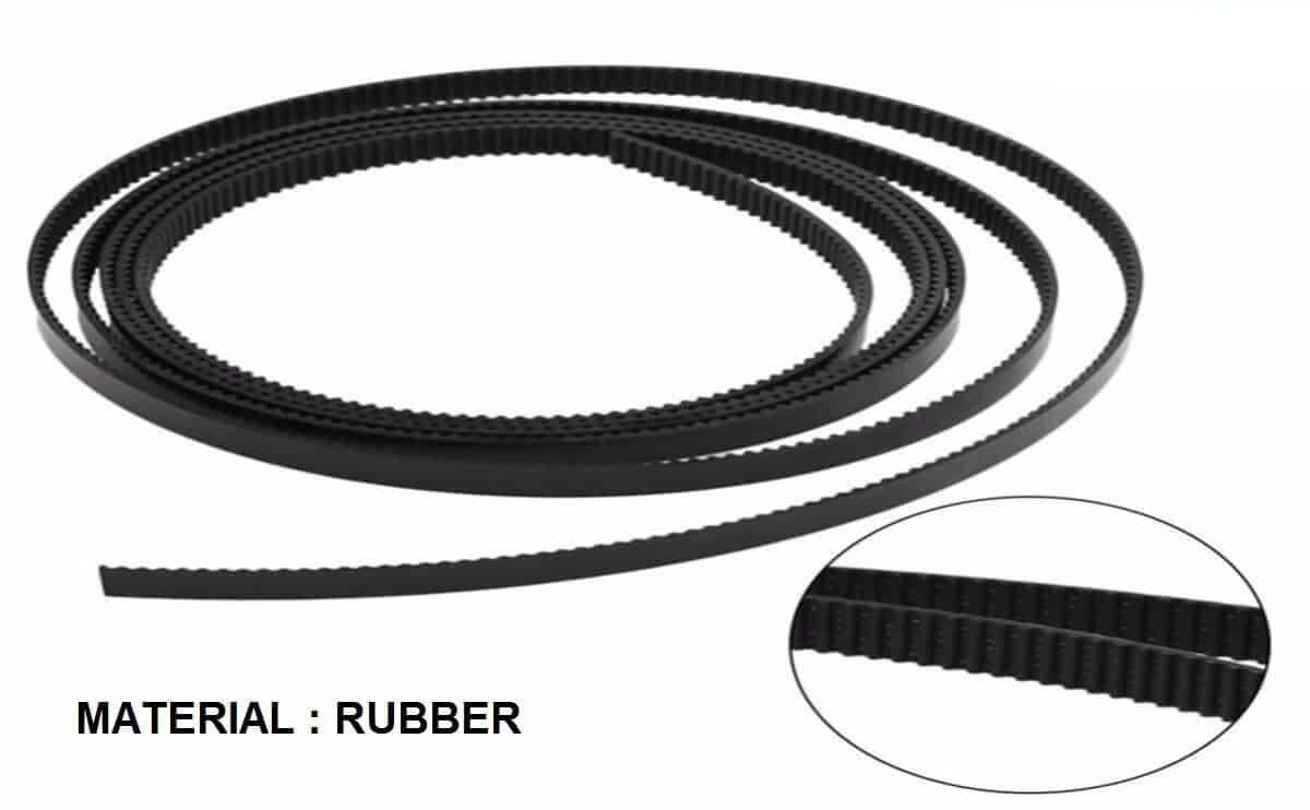 2 meter Length GT2 Timing Belt 6mm Width open loop 2mm pitch for 3D Printer Robotics CNC DIY Projects