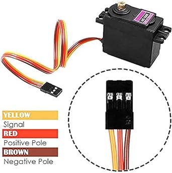 MG996 Digital Metal Gear High Torque Servo Motor-180 Degree Rotation-CE & RoHS Approved-Universal S Type Connector - Image 4
