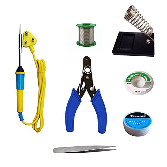 7 in 1 Soldering Kit for Electrnoics Circuit Designing and PCB Designing
