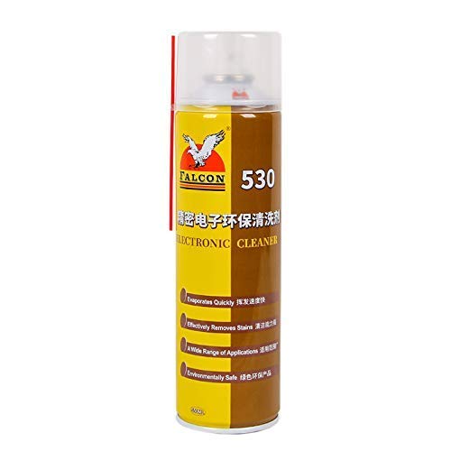 Falcon 530 Electronic Cleaner (Quick Drying) Environmentally Friendly Contact Spray Cleaner for Sensitive Cleaning of motherboards, LED TVs, Cars LCD PCB Solvent (550 ml) - Image 2