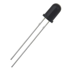 25pcs 5mm 940nm IR Receiver LED Diode Lights Clear Infrared DC 1.2V 30mA 70mW for DIY Projects
