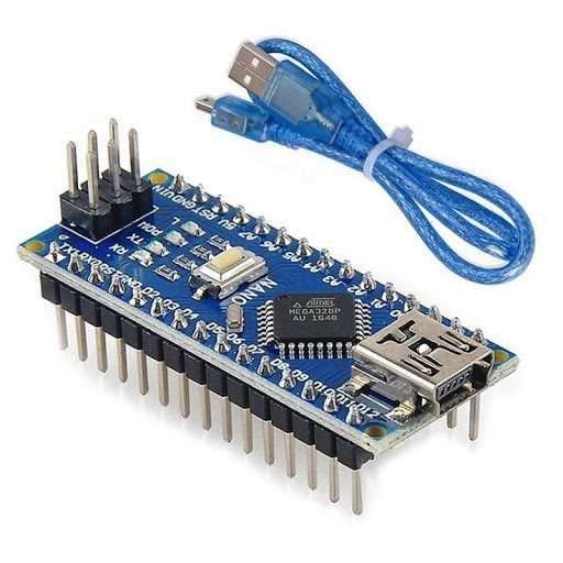 Nano V3.0 Module ATmega328P 5V 16MHz CH340G Chip Microcontroller Development Board USB Cable compatible with Arduino IDE (PACK OF 5) - Image 5