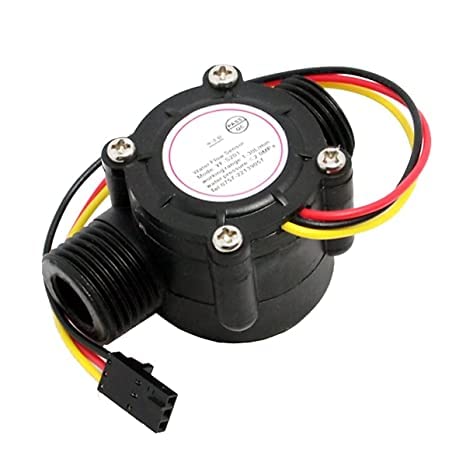 YF-S201 Water Flow Sensor Module With Magnetic Hall Effect-1-30Litre/Minute-Black