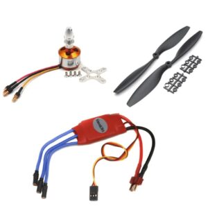 Combo of 1000KV Brushless Motor + 30A SimonK ESC + 1045 Propeller Pair (Set of 4)