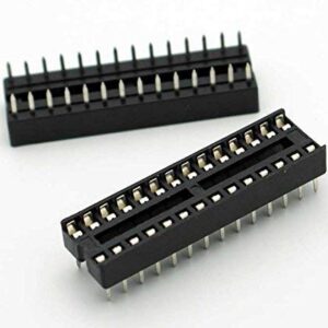 28 Pin DIP IC Socket-Base-Connector for Microcontrollers and IC's (Pack of 50)