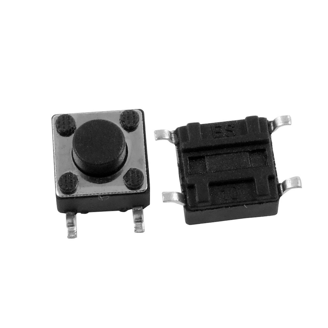 Imported 100 Pcs SMD 4 Pins Push Button Momentary Tactile Switch 6x6x5mm