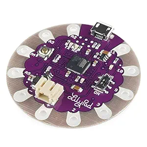 LilyPad Development Main Board Arduino USB ATmega32u4 (replaces/upgrade for the ATmega328P) - The silver dollar sized Arduino designed for e-textile and wearable projects!