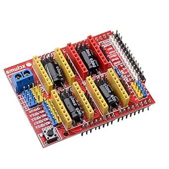 CNC Shield Expansion Board V3.0 +UNO R3 Board + A4988 Stepper Motor Driver with Heatsink for Compatible with Arduino IDE Kits