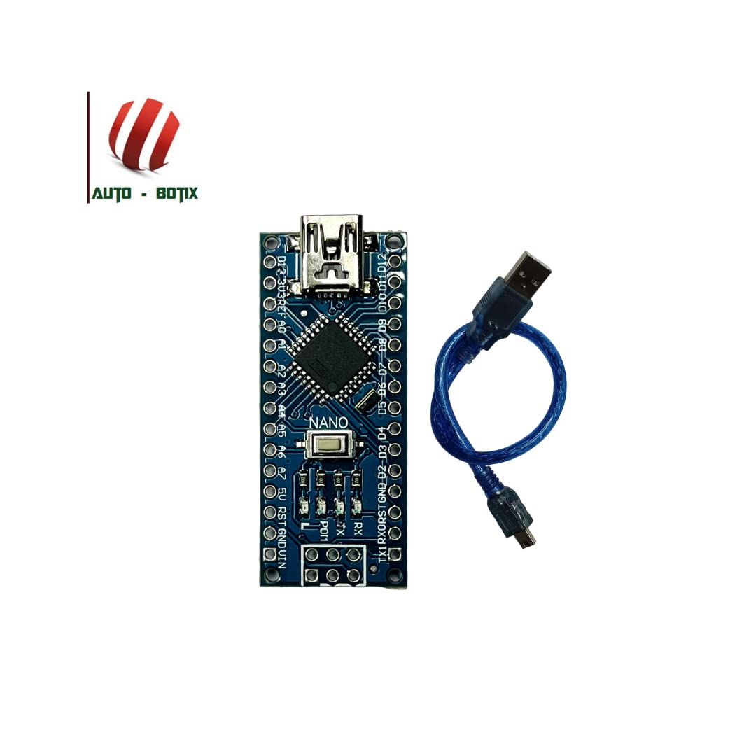 Nano V3.0 Board compatible with Arduino Nano CH 340/ATmega+328P with USB CABLE - Image 3