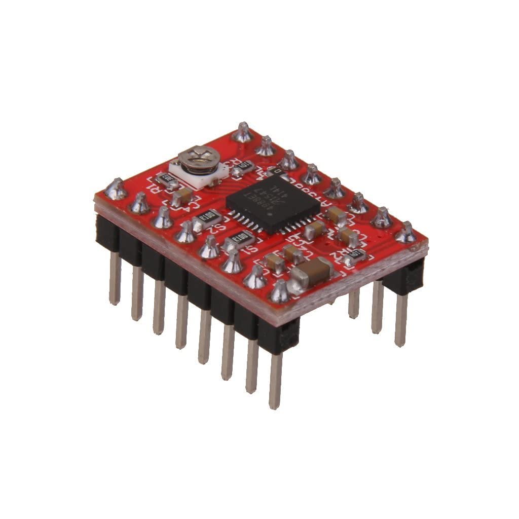 A4988 Step Stick Stepper Motor Driver Controller+Aluminium Heatsink For 3D Printer,CPU IC,Chips And Boards-Prevent Overheating-Adjust Current - Image 2
