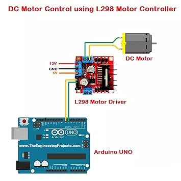 L298N Motor Driver Module Dual H Bridge Dc Stepper For Arduino(Pack of 1) - Image 5