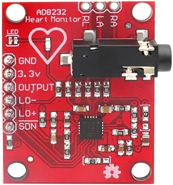 ECG Module AD8232 Pulse Heart ECG Monitoring Sensor Kit - Image 6