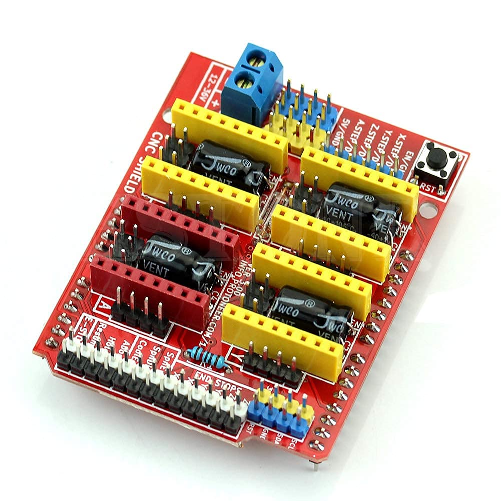 CNC Shield Expansion Board V3.0 +UNO R3 Board + A4988 Stepper Motor Driver with Heatsink for Compatible with Arduino IDE Kits - Image 3