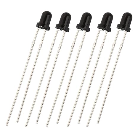 Infrared 5Piece IR Receiver (Photodiode) and IR Transmitter LEDs (PACK OF 5 SET) - Image 2