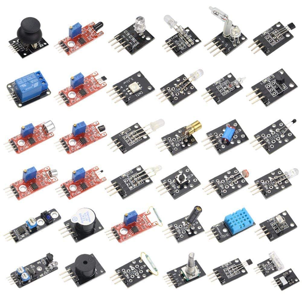 37 In 1 Ultimate Sensor Modules Kit for for Arduino, NodeMcu, Raspberry Pi, Robotics Projects - Image 3