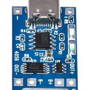 TP 4056 USB Type C USB 5V 1A 18650 Lithium Battery Charger Module Charging Board with Protection Dual Functions