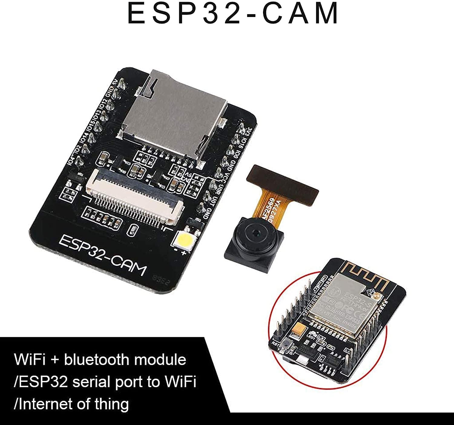 ESP32-CAM Camera Module Development Board ESP32 with Camera Module for Low Power CPU - Image 6