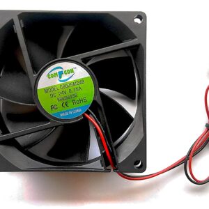 DC Axial Computer Case Cooling Cabinet Fan 12volt 3inch 8cm 80mm for Inverter & SMPS
