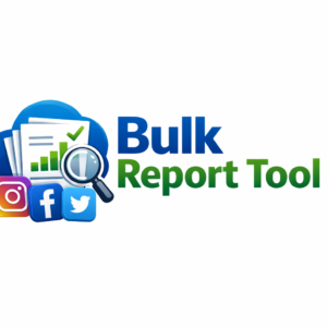 Bulk Report Tool – version 340.23.2324.24.1 ( works in all social media platforms)